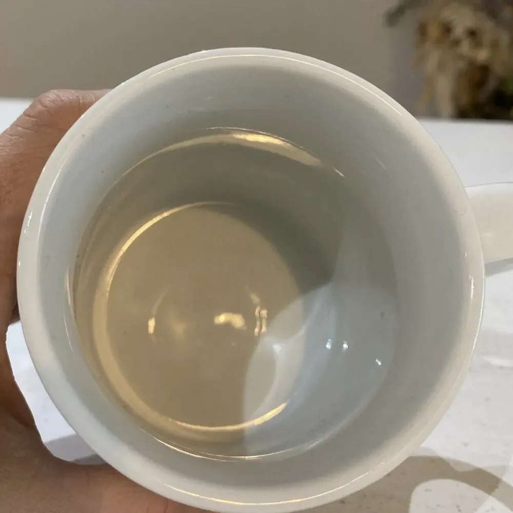 Starbucks Coffee Tea  Mug 2006 Logo Double Sided White Green Siren - Picture 5 of 8